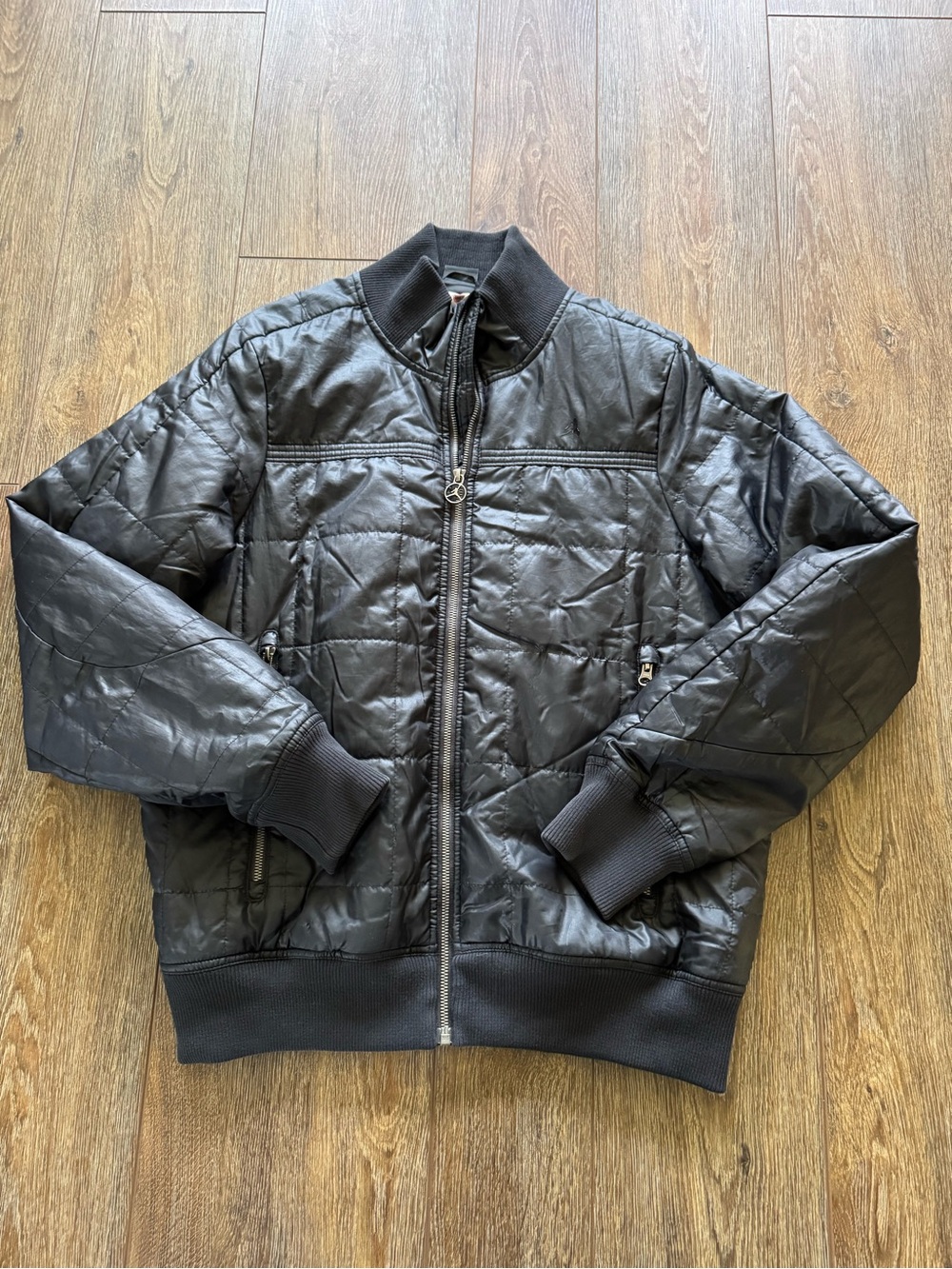 Michael Jordan Nike Men's Quilted Bomber Jacket - Black